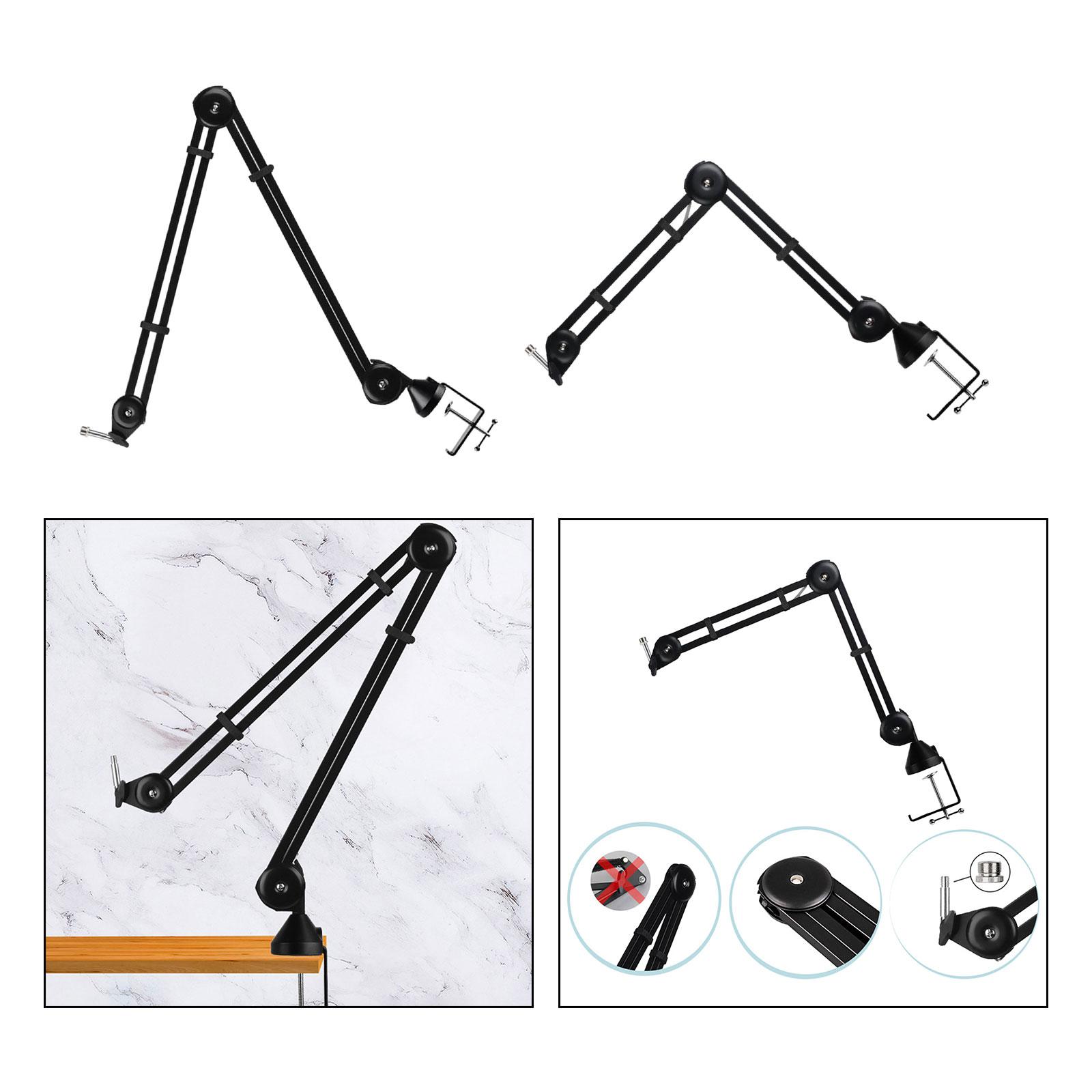 Microphone Shock Mount Universal - Profesjonalny statyw mikrofonowy, regulowany, obracany o