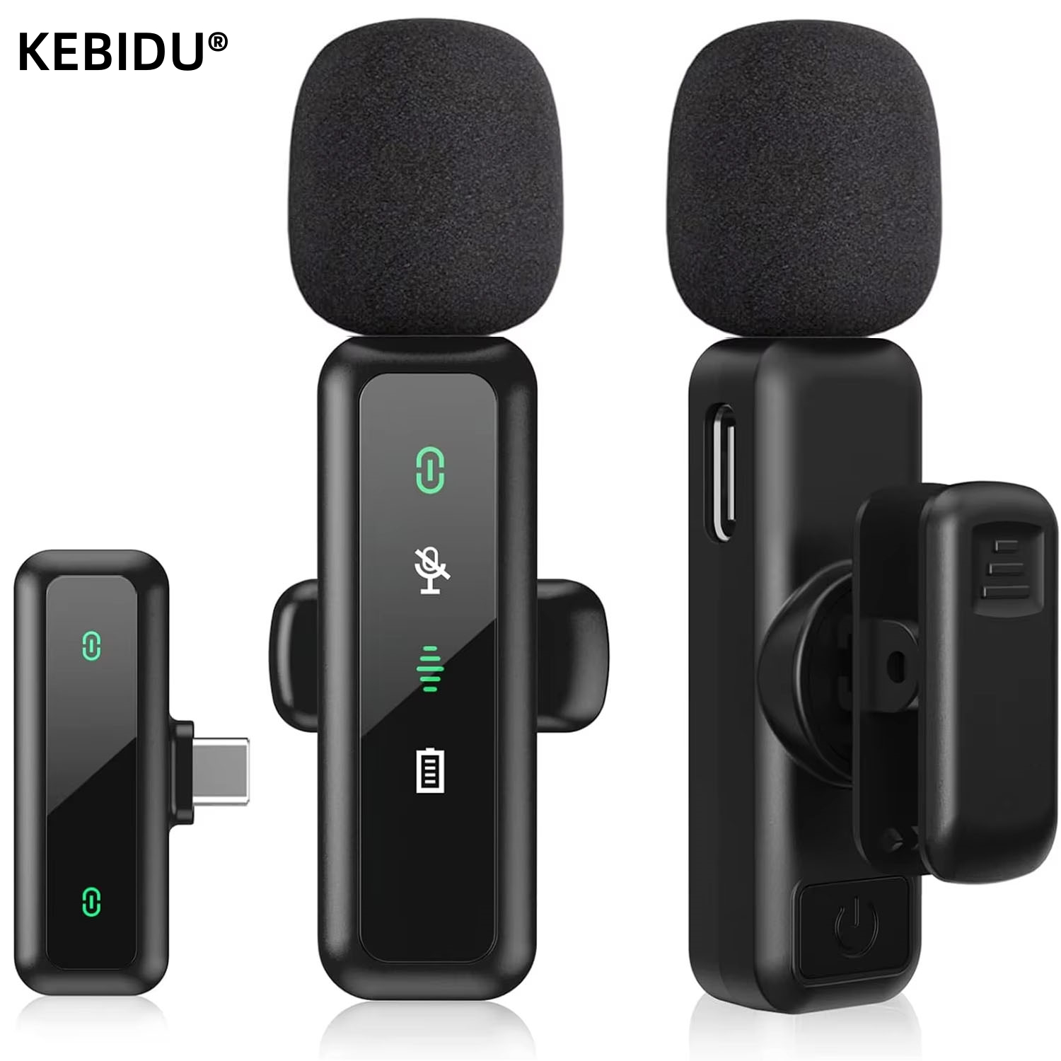 Rechargeable Wireless Mic Lithium Battery - Mikrofon bezprzewodowy Lavalier z akumulatorem 80mAh,