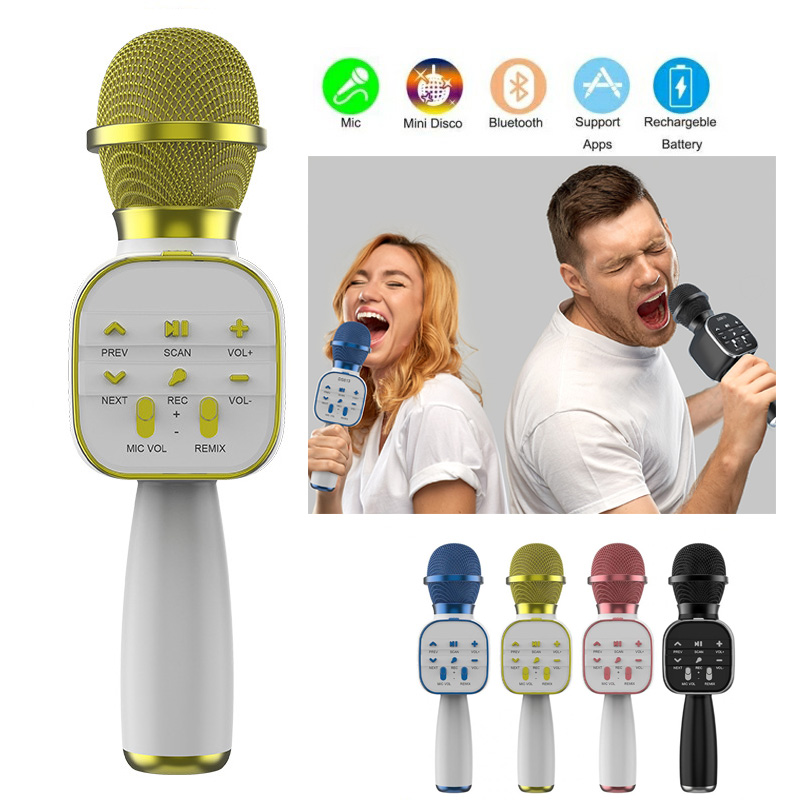 Bluetooth Karaoke Microphone Handheld - DS813 Bezprzewodowy mikrofon Bluetooth do karaoke