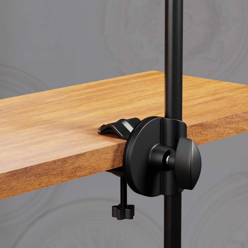 Microphone Stand Boom Arm Floor - Uchwyt mikrofonowy z klipsem, ramię mikrofonowe