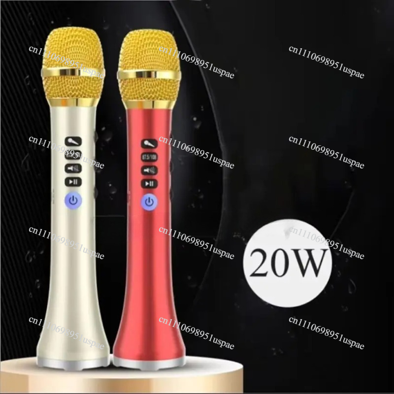 Bluetooth Karaoke Microphone Handheld - L-698DSP 20W Bezprzewodowy Mikrofon Ręczny Karaoke