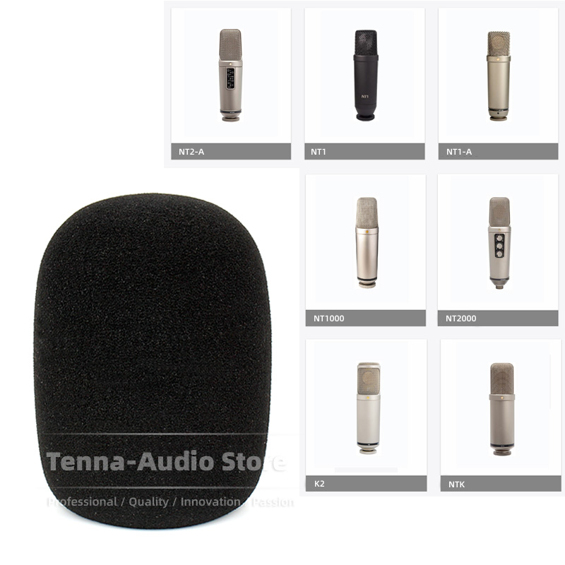 Microphone Pop Filter Foam Windscreen - Gąbka mikrofonowa z pianki na przednią