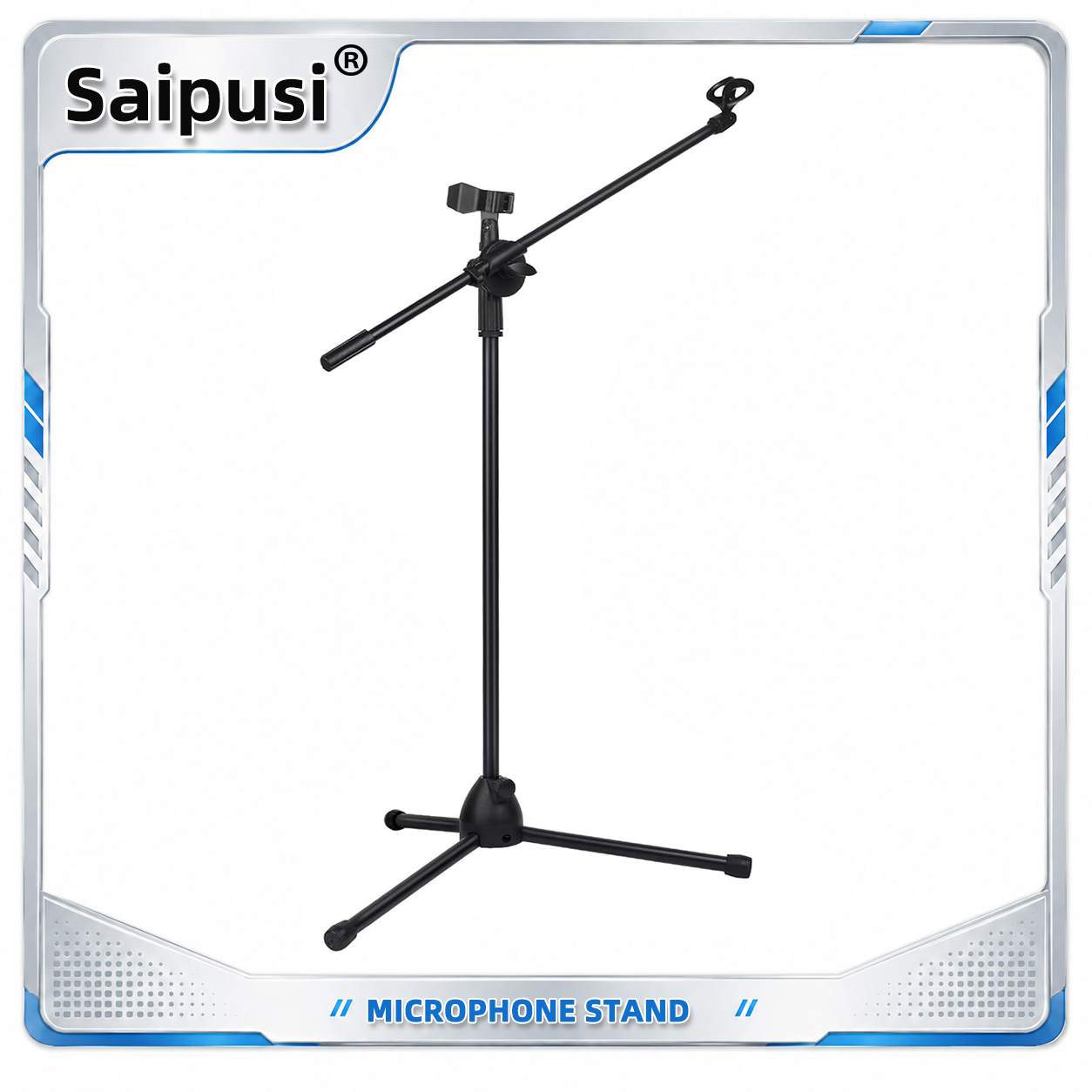 Microphone Stand Boom Arm Floor - Statyw mikrofonowy z ramiączkiem, podstawa mikrofonowa,