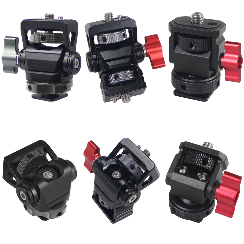 Microphone Shock Mount Universal - Mini uchwyt do montażu monitora Głowica