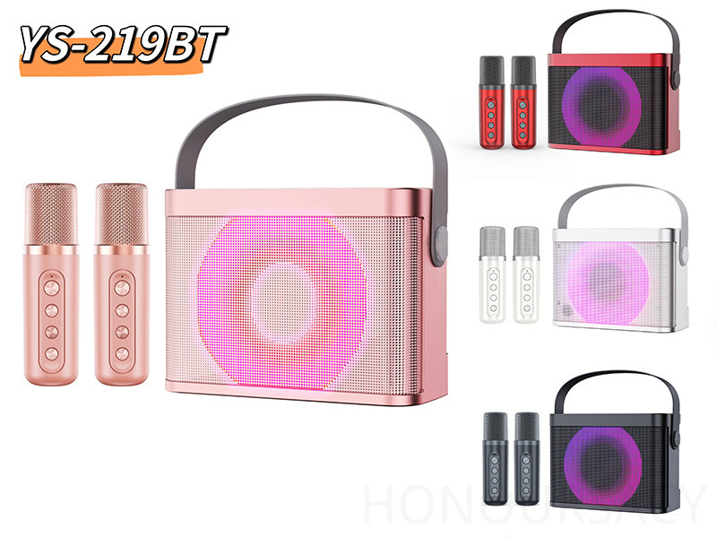 Karaoke Machine Portable With 2 Mic - Urządzenie do karaoke HIFI Stereo Bluetooth