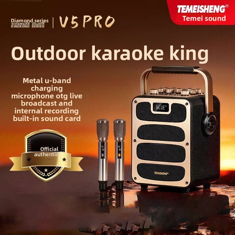 Pa Sound System Battery Portable Outdoor - Głośnik Bluetooth TEMEISHENG V5Pro, przenośny system