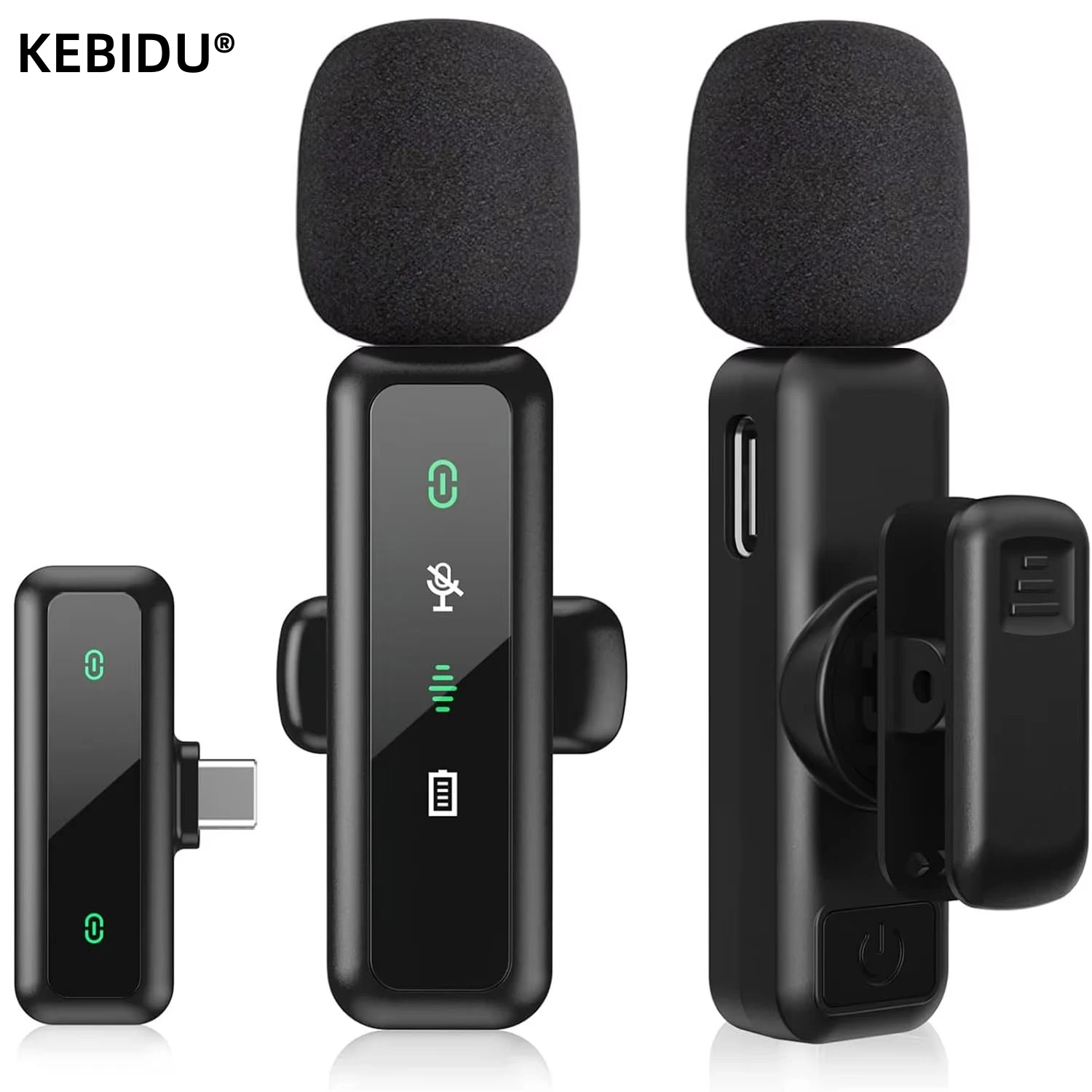 Rechargeable Wireless Mic Lithium Battery - Mikrofon bezprzewodowy Lavalier z akumulatorem 80mAh,