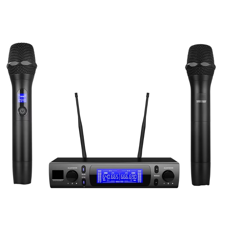 System mikrofonowy bezprzewodo – Uhf Wireless Microphone System Dual Channel recenzja i cena