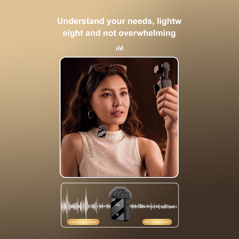 F15 Bezprzewodowy mikrofon kra – Wireless Lavalier Microphone Dual Receiver recenzja i cena