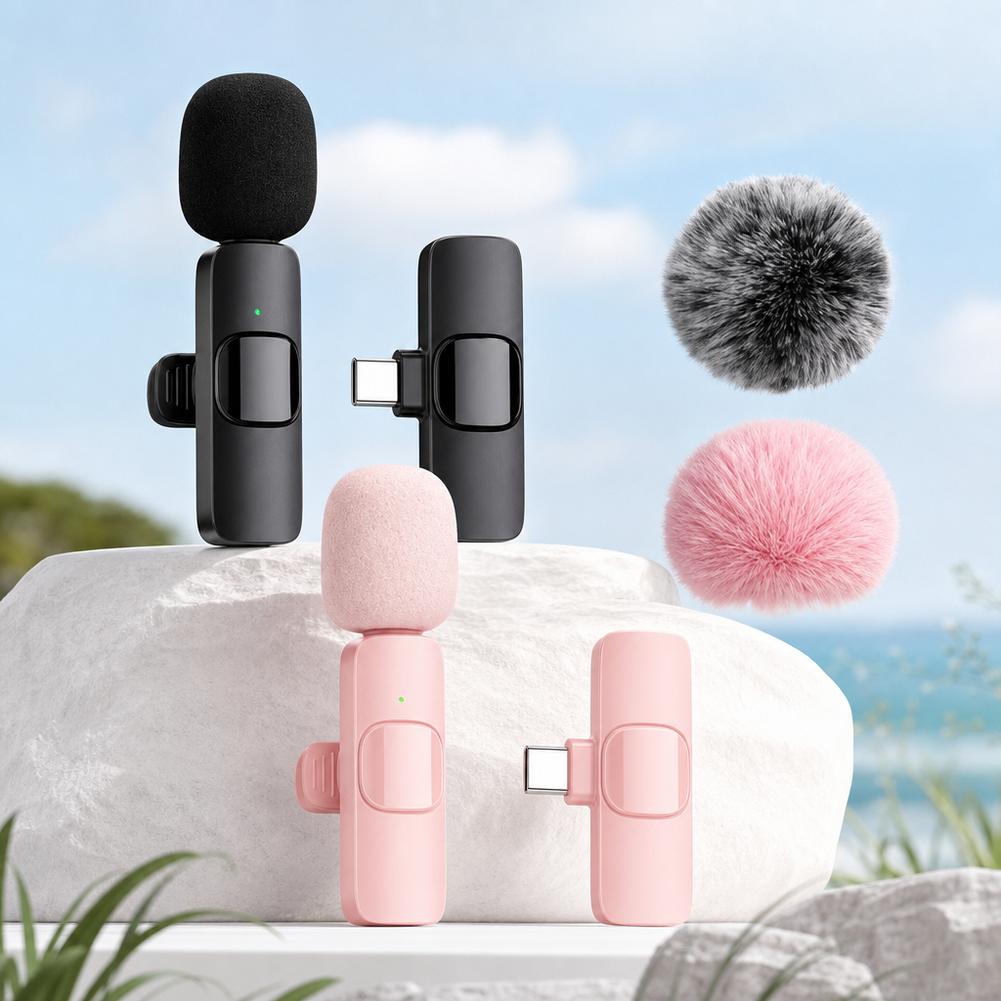 Podwójny bezprzewodowy mikrofo – Wireless Lavalier Microphone Dual Receiver recenzja i cena