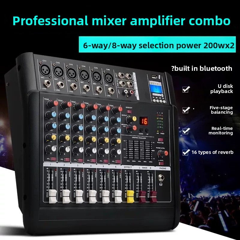 Mikser z wzmacniaczem mocy USB – Karaoke Amplifier Mixer Bluetooth recenzja i cena