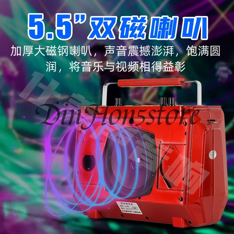 Urządzenie do karaoke z wyświe – Karaoke Machine Portable With 2 Mic recenzja i cena