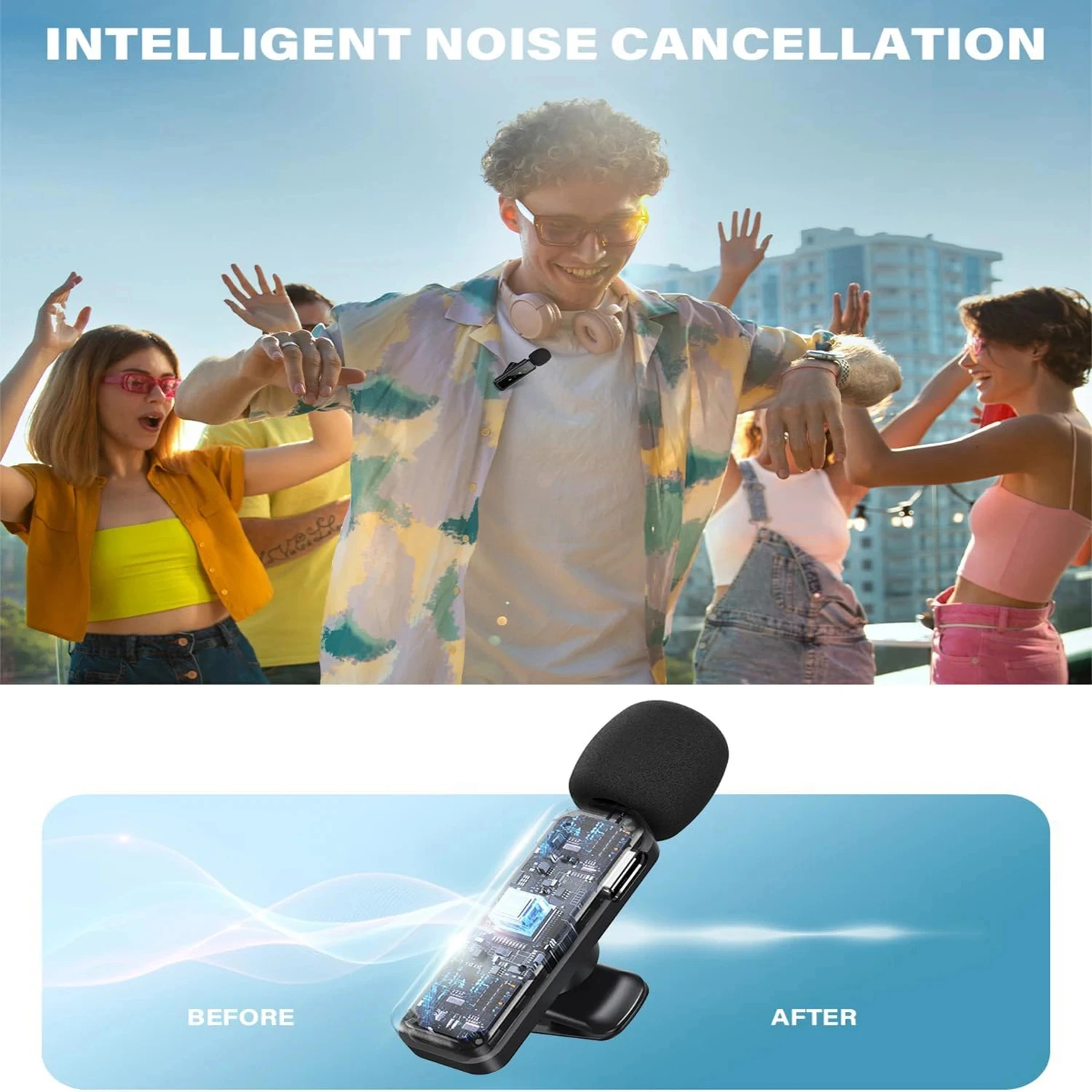 Mikrofon bezprzewodowy Lavalie – Rechargeable Wireless Mic Lithium Battery recenzja i cena