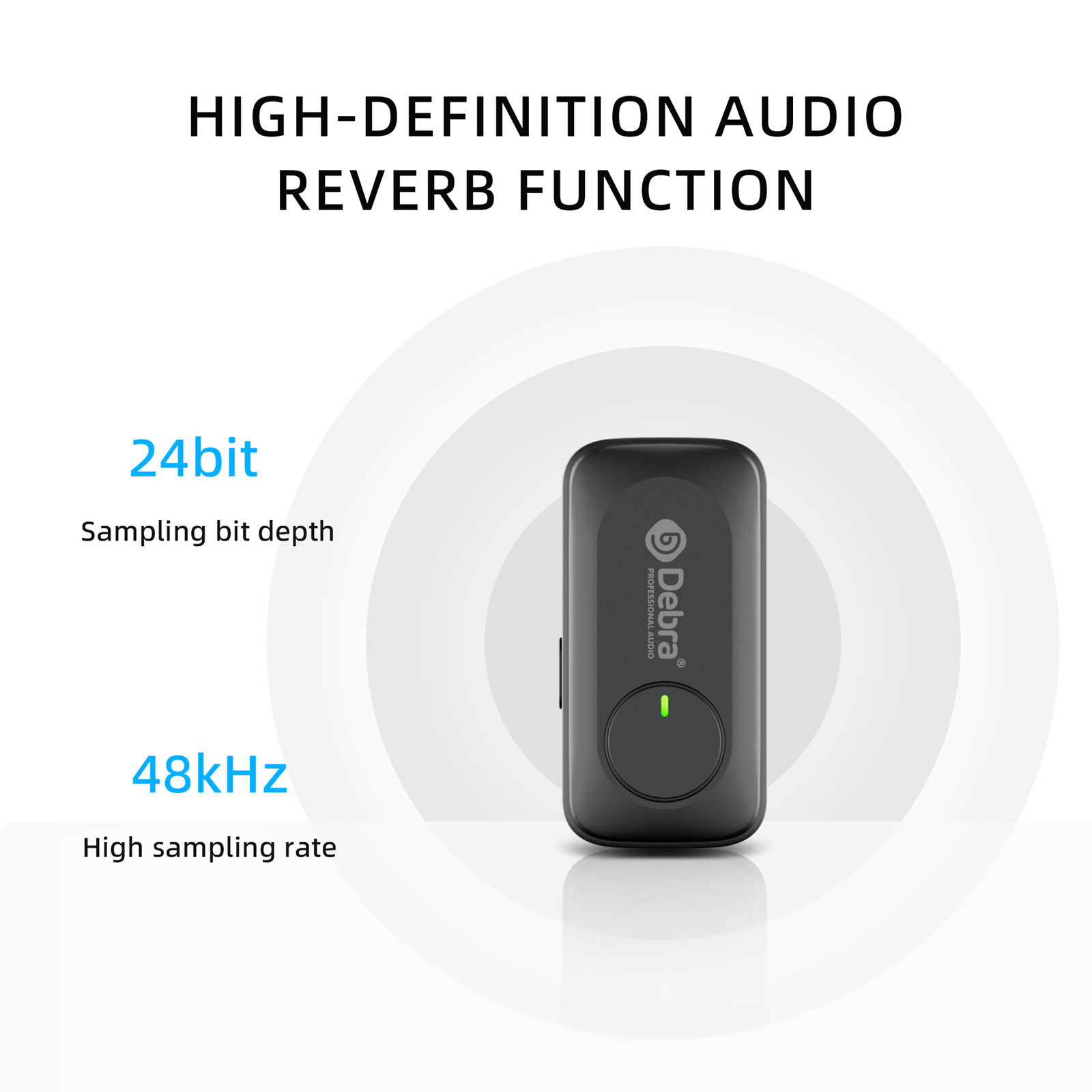 Mikrofon bezprzewodowy Debra D – Wireless Lavalier Microphone Dual Receiver recenzja i cena